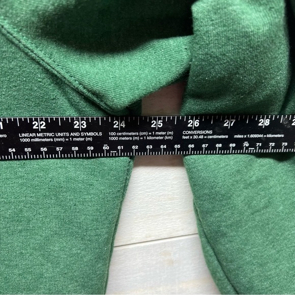 Carhartt Sweatshirt Boys XL 16 Hoodie Relaxed Fit Green Spell Out Logo Pocket - Picture 8 of 10
